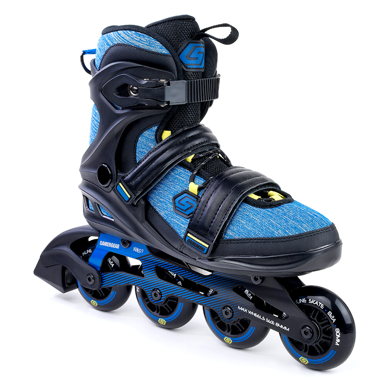 NEW DESIGN RUBBER TAG 4 WHEEL ADULT BLUE SKATE（FS-125A-1)
