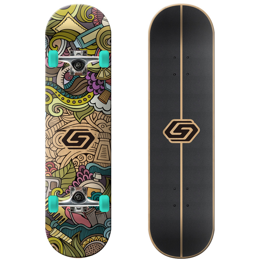 CARVER STREET OFF ROAD CUSTOM SKATEBOARD (SKB-51)