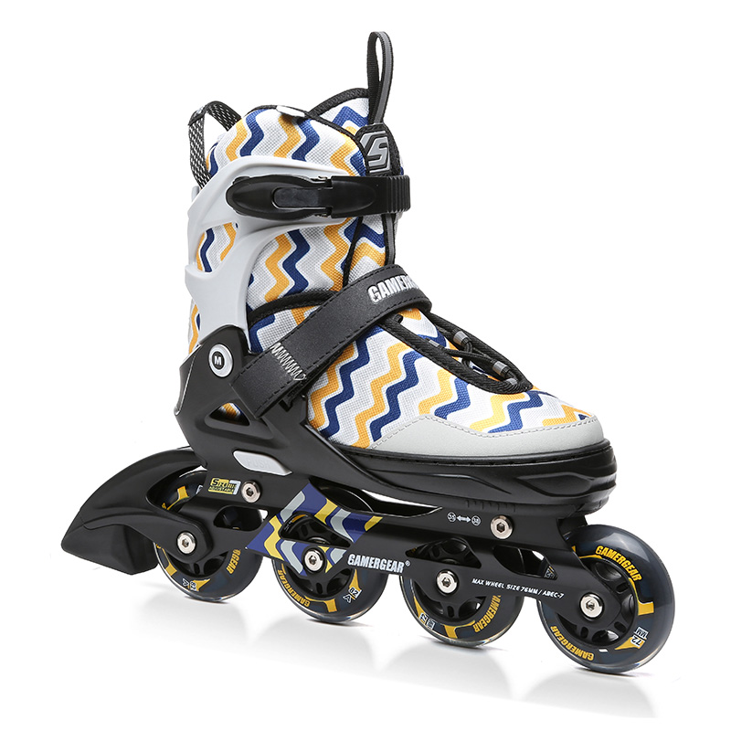 RECREATIONAL SEMI SOFT ADJUSTABLE TEENAGERS INLINE ROLLER SKATE 