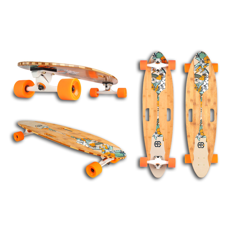 BAMBOO MAPLE FREESTYLE CARVER COMPLETE SKATE LONGBOARD